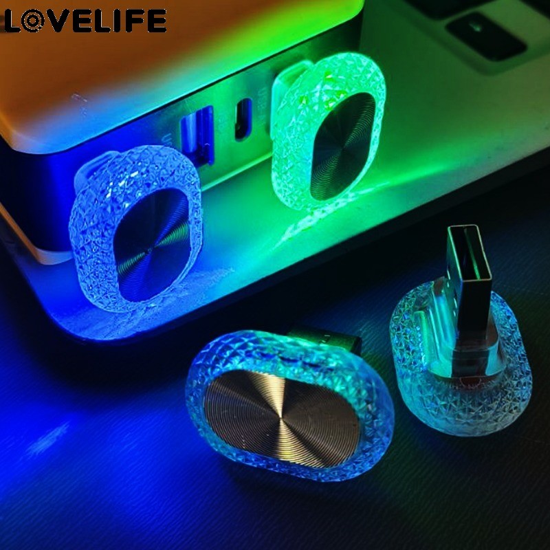 [โดดเด่น] ไฟกระพริบสีสันสดใส LED 5V - ปลั๊กเล่นหลอดไฟขนาดเล็ก - ไฟโดยรอบ USB ขนาดเล็ก - โคมไฟกลางคืนตกแต่งรถยนต์ - ไฟบรรยากาศแป้นพิมพ์แล็ปท็อป