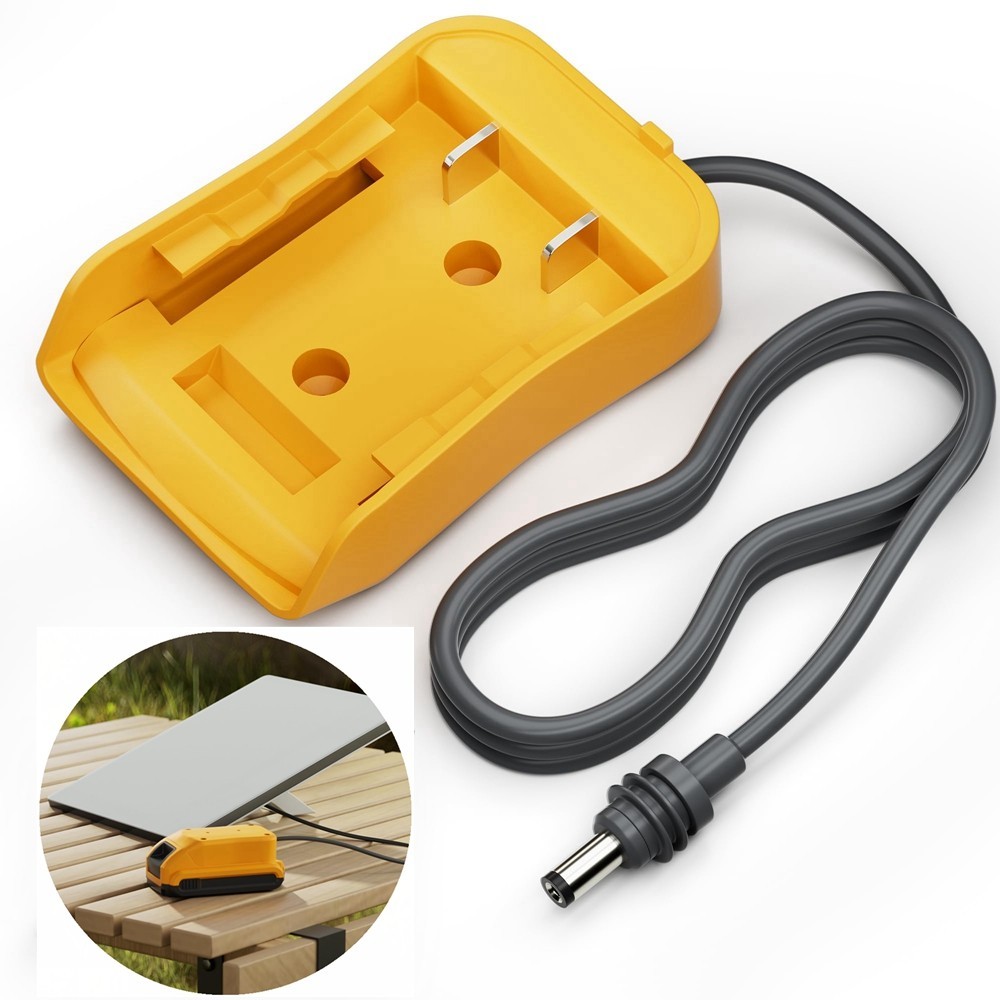 สําหรับ Starlink Mini DC สายไฟสําหรับ Dewalt 18V-20V อะแดปเตอร์แบตเตอรี่สําหรับ Starlink Mini Dewalt Charger Adapter to DC Power Plug & Play 1M