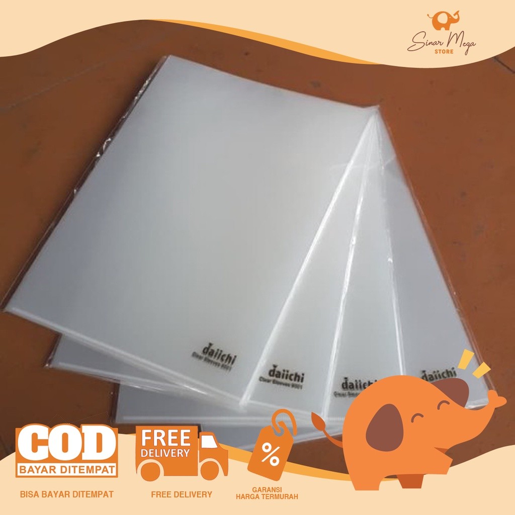 Daiichi Clear Sleeve F4 / Daiichi Folder Map L F4 ใสใส
