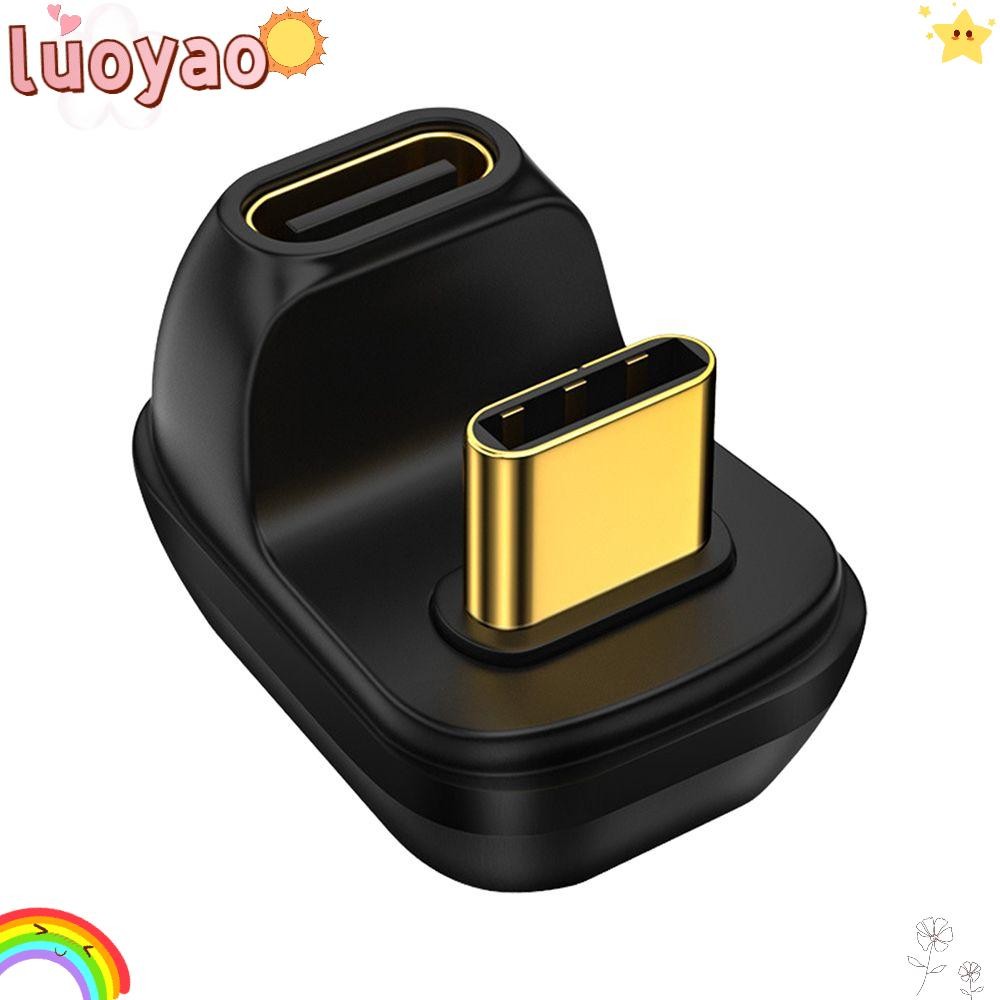 LUOYAO USB 4.0 8K@60Hz 100W การส่งข้อมูลการชาร์จอย่างรวดเร็ว U-Shape