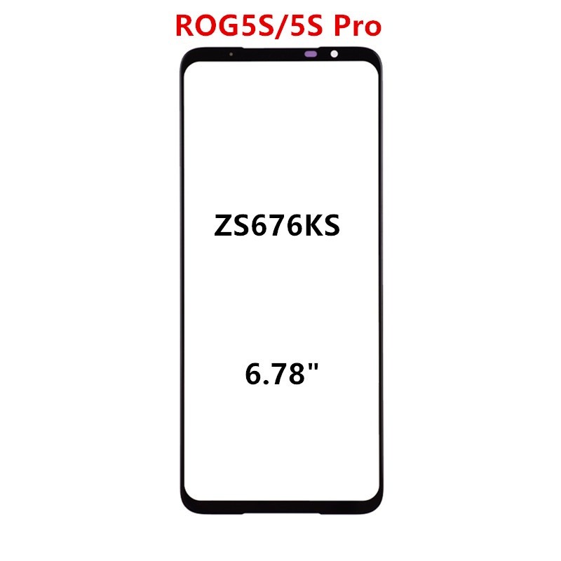 หน้าจอสัมผัสสําหรับ Asus ROG โทรศัพท์ 7 6 Pro 5 5S 3 2 1 ZS673KS ZS661KS ZS660KL ZS600KL จอแสดงผล LC