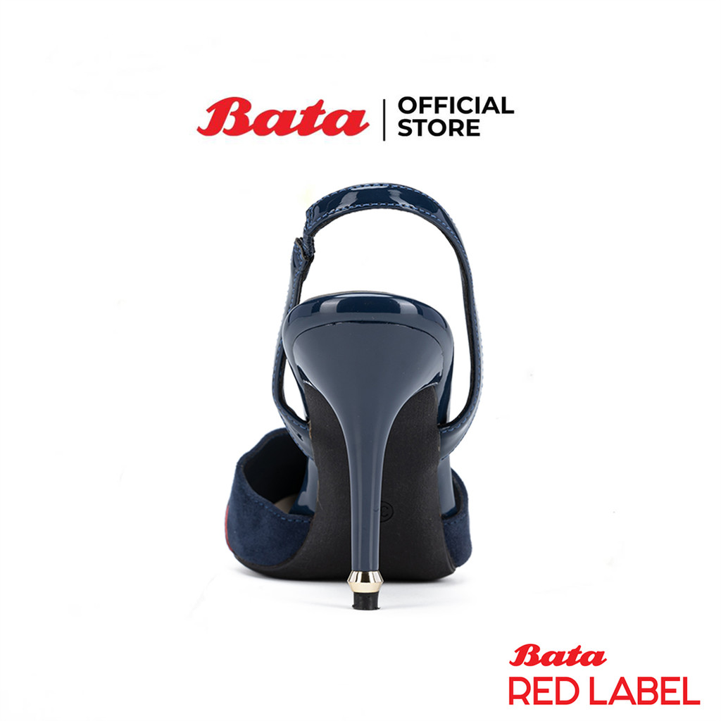 Bata บาจา Red Label รองเท้าส้นสูง ใส่ออกงาน ส้นสูง 4 นิ้ว สำหรับผู้หญิง รุ่น JIMMY สีกรมท่า 7519510 สีแดง 7515510