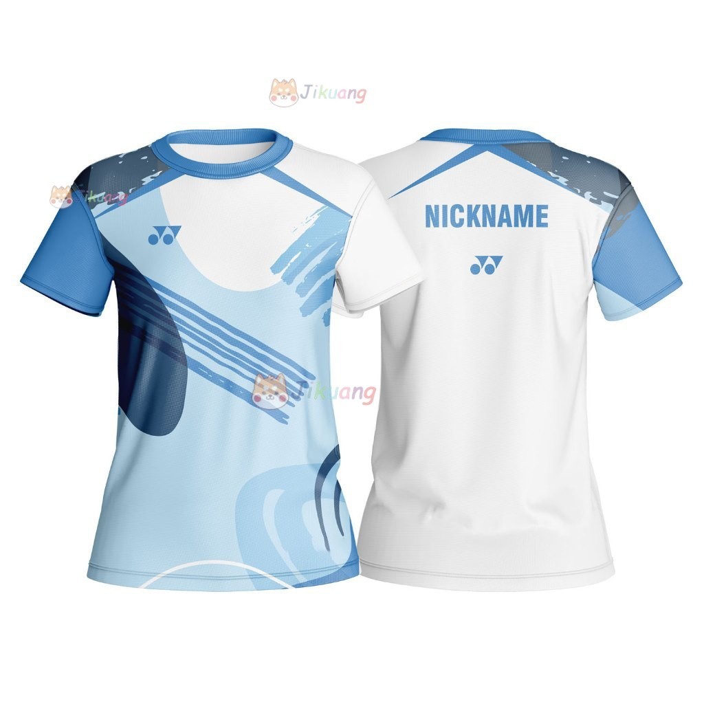ฟรีชื่อที่กําหนดเองและหมายเลขYonex 2025 เสื้อแบดมินตันใหม่กีฬาและแห้งเร็ว เสื้อยืด สําหรับผู้ชายและผู้หญิง