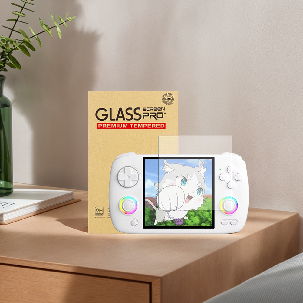 ฟิล์มกระจกนิรภัย 9H HD ป้องกันรอยขีดข่วนสําหรับอุปกรณ์เสริมเกม Anbernic RG CubeXX