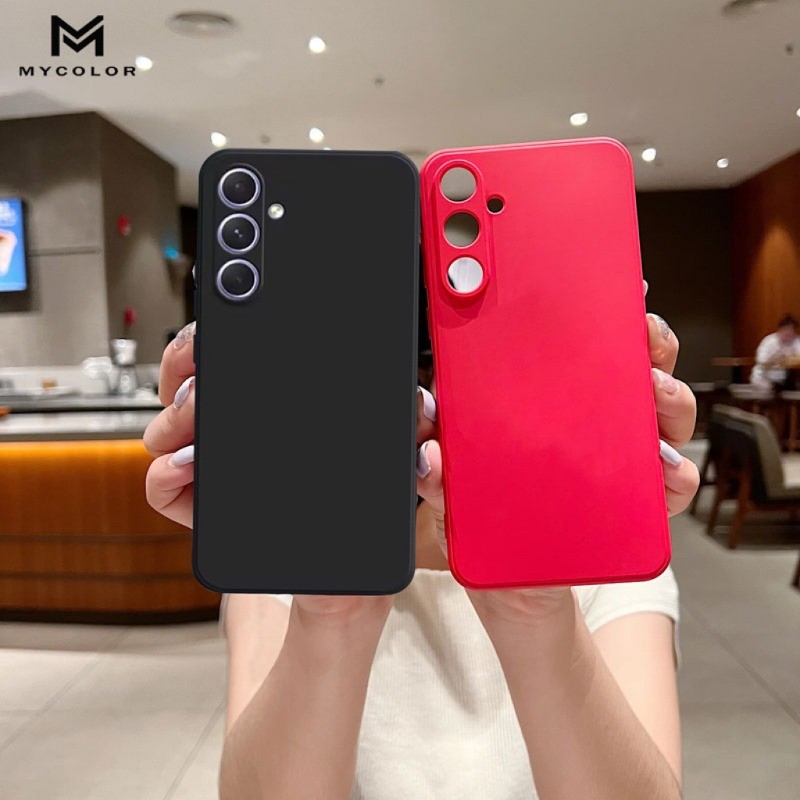 เคสโทรศัพท์มือถือ ซิลิโคน สีแคนดี้ สําหรับ Samsung ss Galaxy A56 A55 A54 A36 A35 A26 A25 A17 A16 A15 A14 A07 A06 A05 A05s 5G 4G 2025