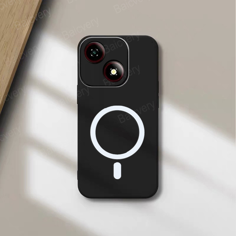 เคสโทรศัพท์สําหรับ ZTE Blade A35E Z2466e Soft TPU ซิลิโคนสีดํา Matte โทรศัพท์ฝาครอบป้องกัน Glitter ไ