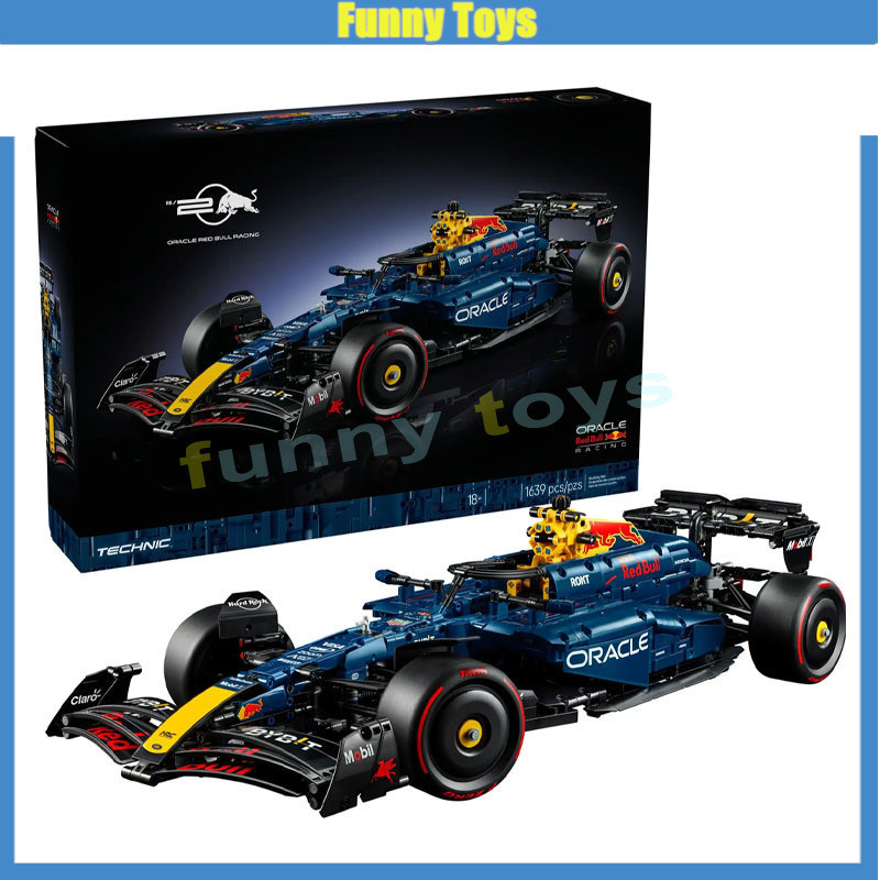 42206,RB20 F1 รถ Building Blocks สูตร Racing Technic 2 สปีดเกียร์ของขวัญของเล่นสําหรับชาย
