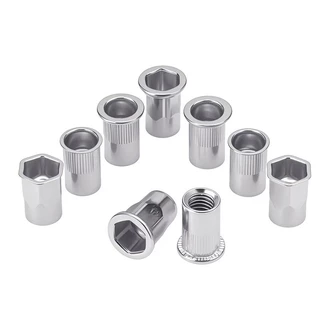 【Senyan】(4 รุ่น) น็อต ยกกล่อง รีเวทนัท หัวน็อตรีเวท M3 M4 M5 M6 สแตนเลส 304 เครื่องมือ Rivet Nut