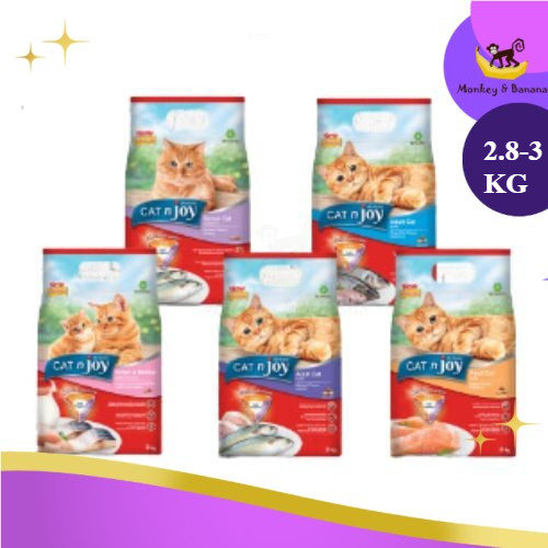 Cat'n joy    อาหารเม็ดแมว  2.8-3 kg