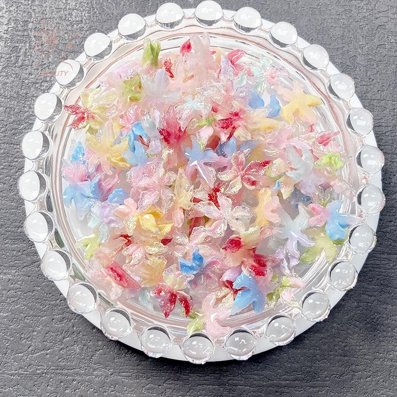 [maybeauty] 20 ชิ้นผสมเล็บเรซิ่นดอกไม้ที่มีสีสันเล็กๆเล็บ Charm Design Luminous Charms Rhinestones Diy Craft สําหรับเล็บ 3d ตกแต่ง {TH} ราคา ถูกที่สุด ดีลบีเคเค แกลเลอรีภาพที่ 8