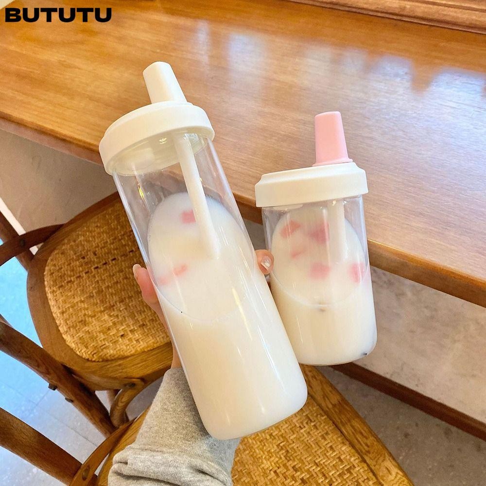 Bututu แก้วน้ําพลาสติก ความจุขนาดใหญ่ กันตก สําหรับนักเรียน