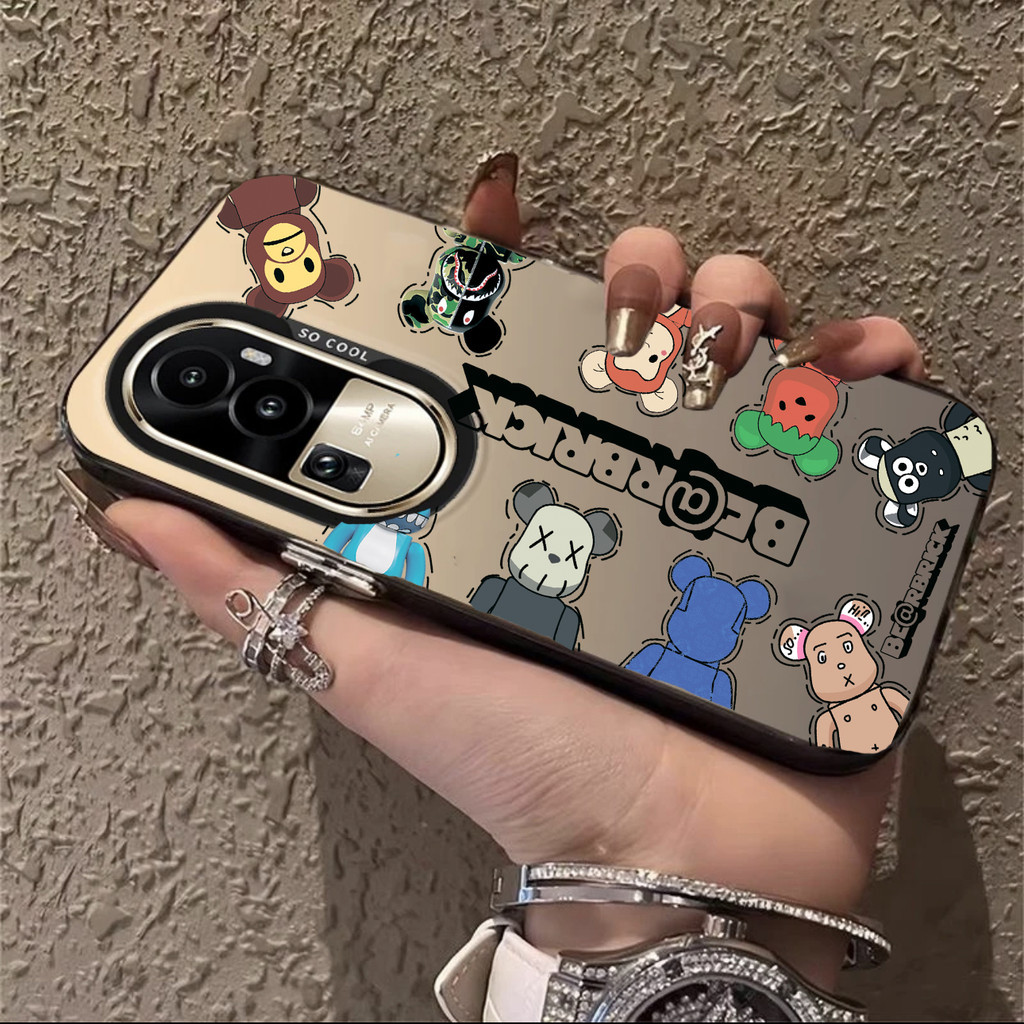เคส ผิวด้าน สําหรับ VIVO V50 5G / 4G V40 V40Pro Y200 Y19S V50 Y29 Y39 Y04 หรูหรา เคสโทรศัพท์มือถือ ลายการ์ตูน