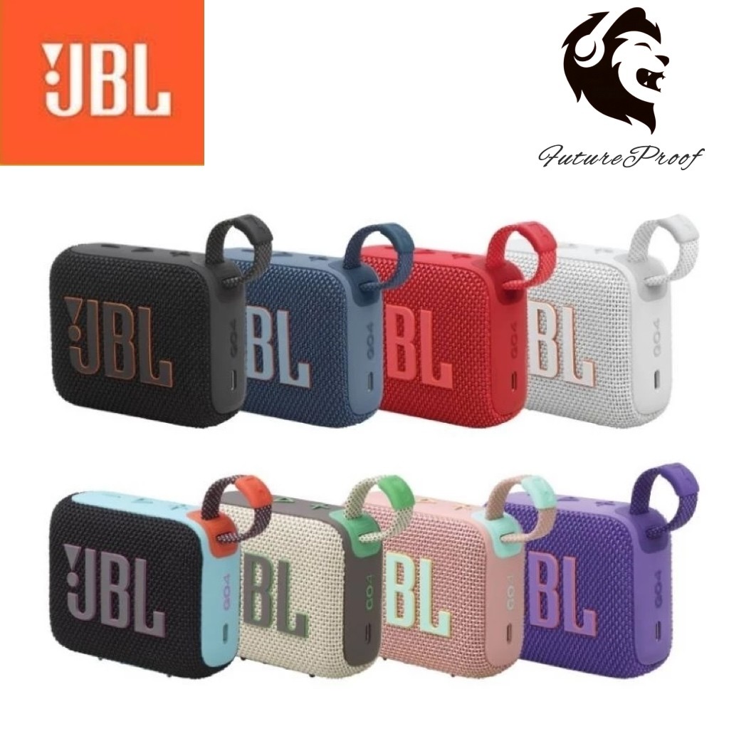 JBL GO 4 ลำโพงบลูทูธพกพา กันน้ำ IP67【Pro Sound + Bluetooth 5.3】แบตฯ 10ชั่วโมง พกพาง่าย | สำหรับสระว่ายน้ำ เดินป่า ท่องเที่ยว