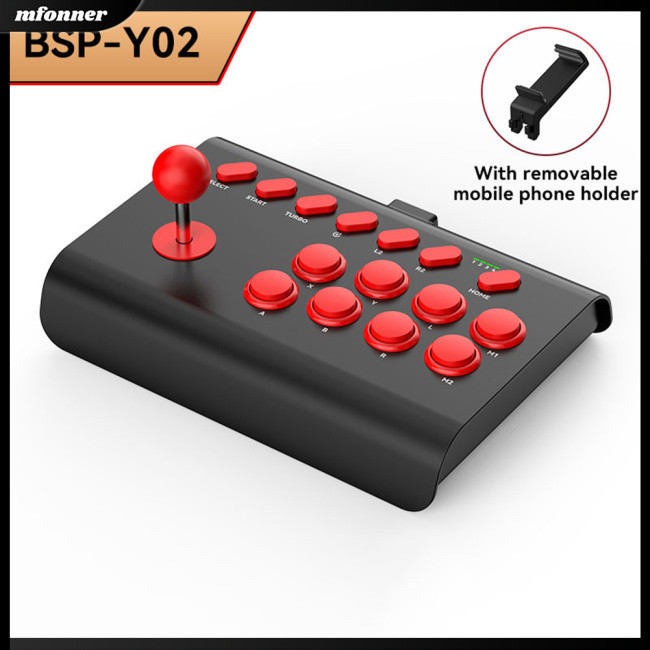 จอยสติ๊ก Y02 Arcade Fight Stick พร้อมฟังก์ชั่นตั้งโปรแกรม สําหรับ PS4 Switch Console Controller PC