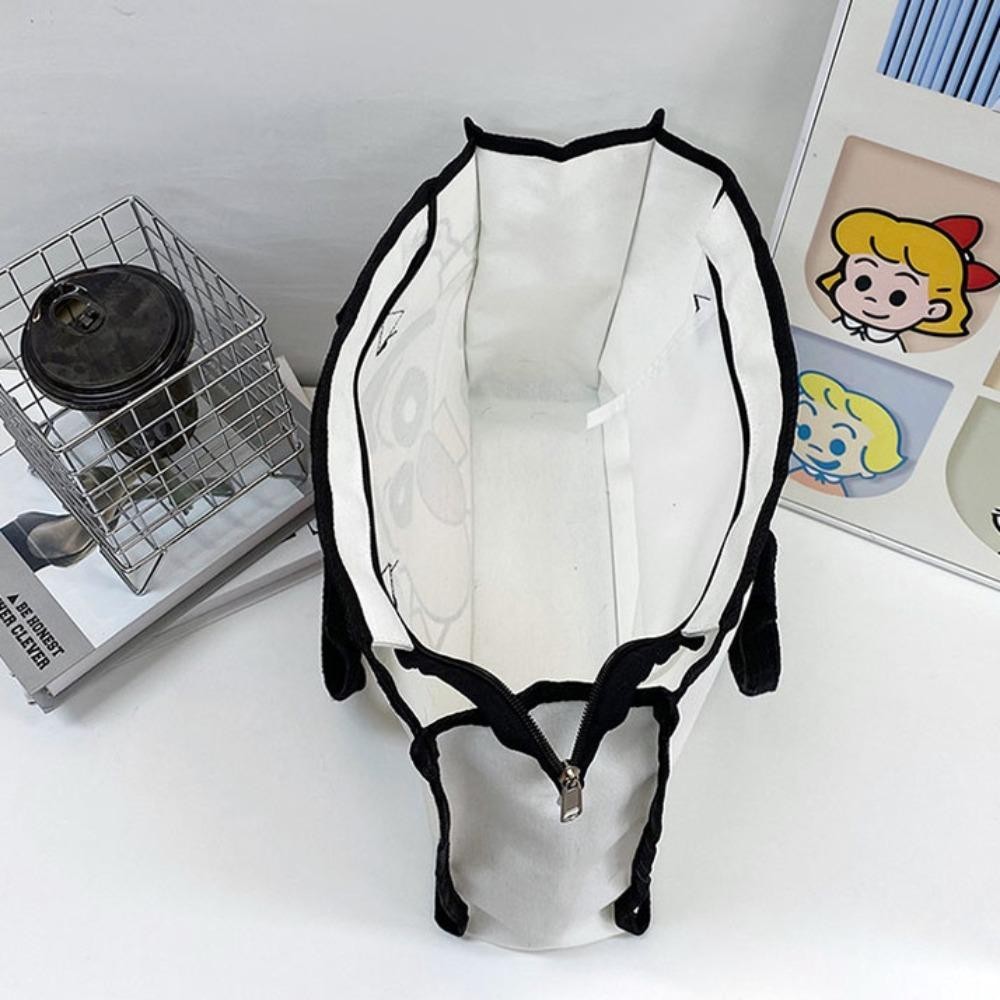 Tonfashion กระเป ๋ าผ ้ าใบความจุขนาดใหญ ่ กระเป ๋ าเดินทางอินเทรนด ์ , ขายร ้ อน Retro Casual Beach Bag Daily Life