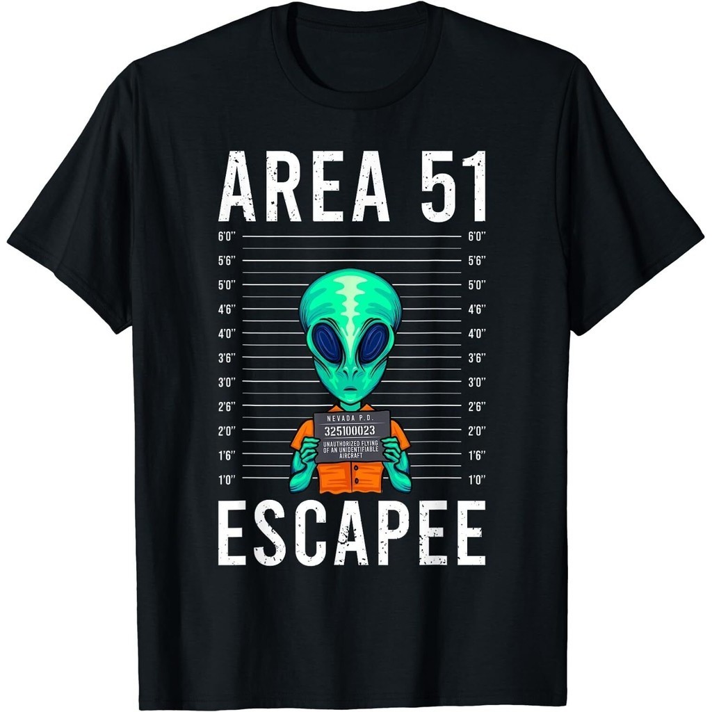เสื้อยืดอารมณ์ขัน UFO และ Area 51 สำหรับแฟนคลับเอเลี่ยน