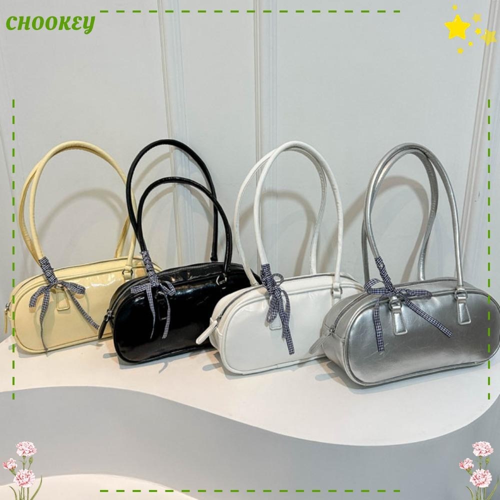 กระเป๋าถือ CHOOKEY Retro, กระเป๋าสะพายความจุขนาดใหญ่ลําลอง, กระเป๋าใต้วงแขนชายหาดปาร์ตี้อินเทรนด์