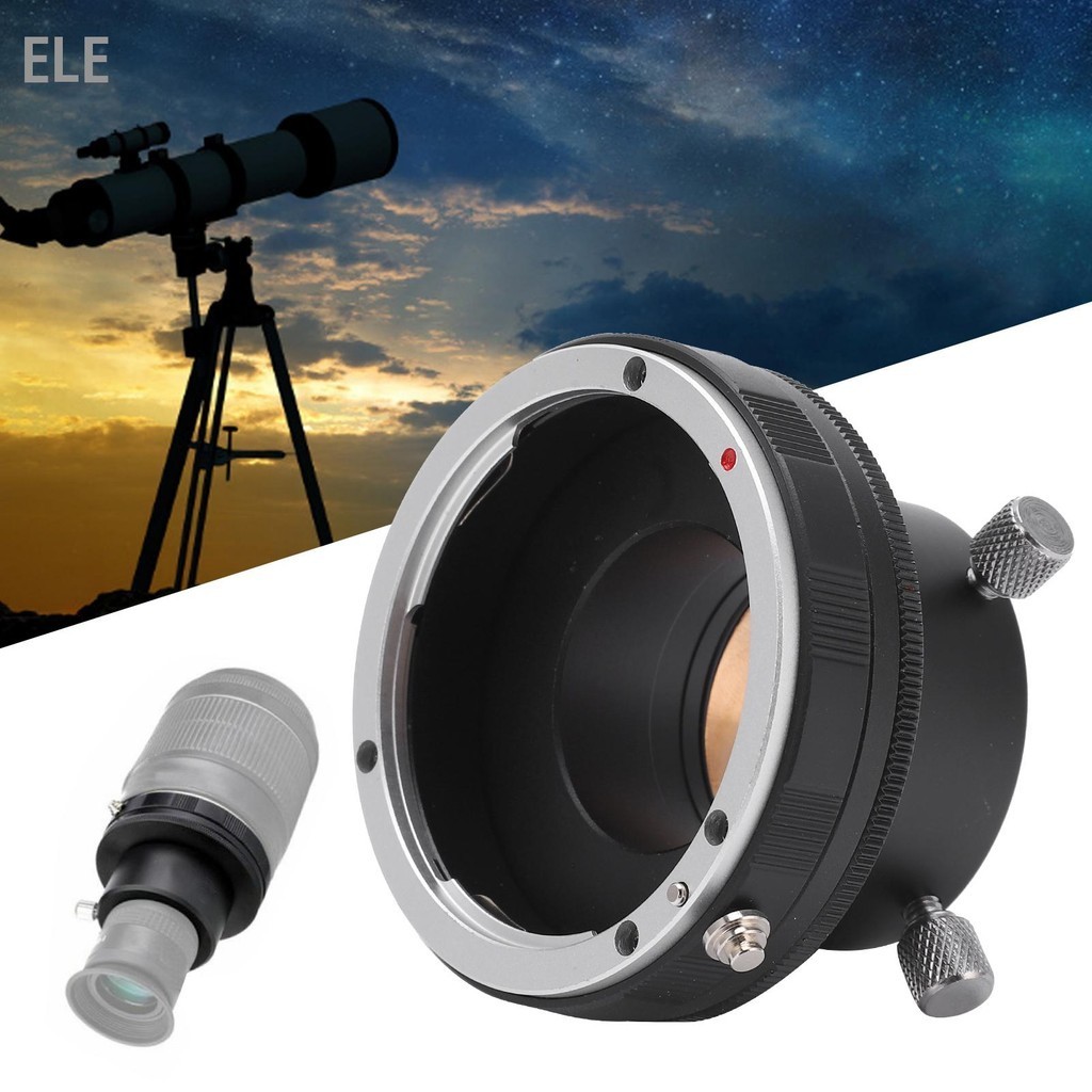 ELE แหวนอะแดปเตอร์เลนส์มาโครสำหรับเลนส์ Canon EF EFS Mount ถึง 1.25in กล้องโทรทรรศน์