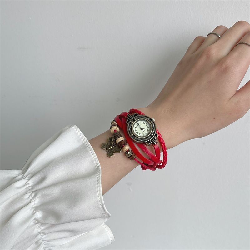 นาฬิกาข้อมือควอตซ์ หน้าปัดขนาดเล็ก หรูหรา แบบเรียบง่าย สําหรับผู้หญิง