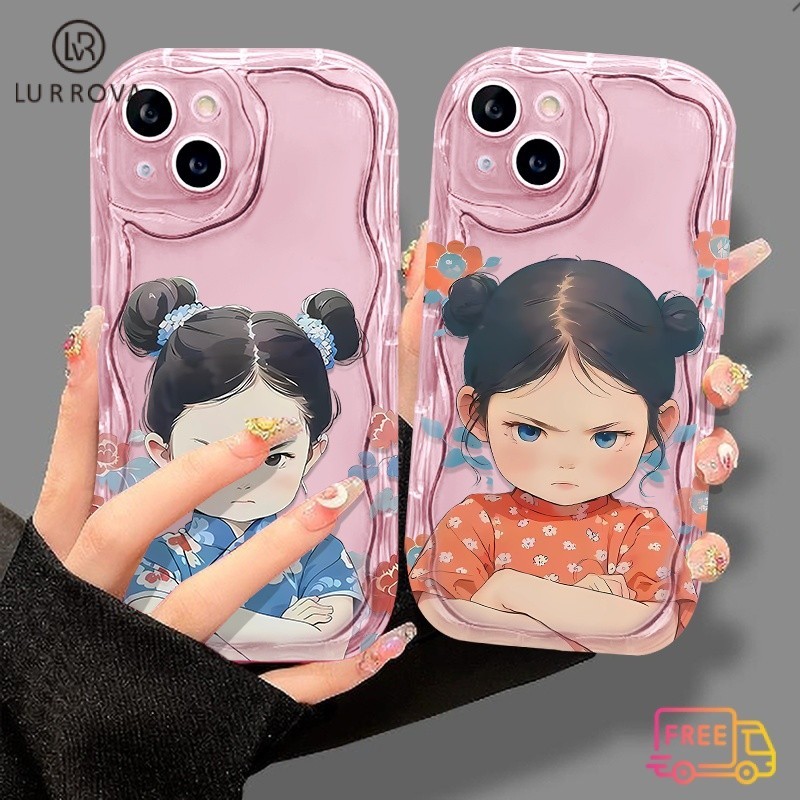 เคสโทรศัพท์มือถือ TPU กันกระแทก ลายหัวมารูกิน่ารัก สําหรับ OPPO A3 Pro A80 A3X A60 A79 5G A38 A18 A57 A58 A98 A78 A17K A55 A54 A16 A15 A77 A74 A93 A92 A12 A3S A5 A7 A5S A15S A31 A53 A76