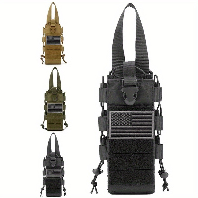 Luc Molle กระเป๋าใส่ขวดน้ํา 2 ลิตร ปรับได้ อุปกรณ์เสริม สําหรับตั้งแคมป์ เดินป่า