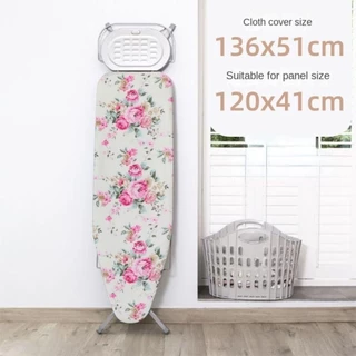 OUTO 1 ชิ้นที่รองรีด, Universal คราบเหล็กความร้อน,ผ้าผ้าฝ้ายหนา Padding พร้อมขอบยืดหยุ่นรีดผ้าสําหรับโต๊ะรีดผ้า