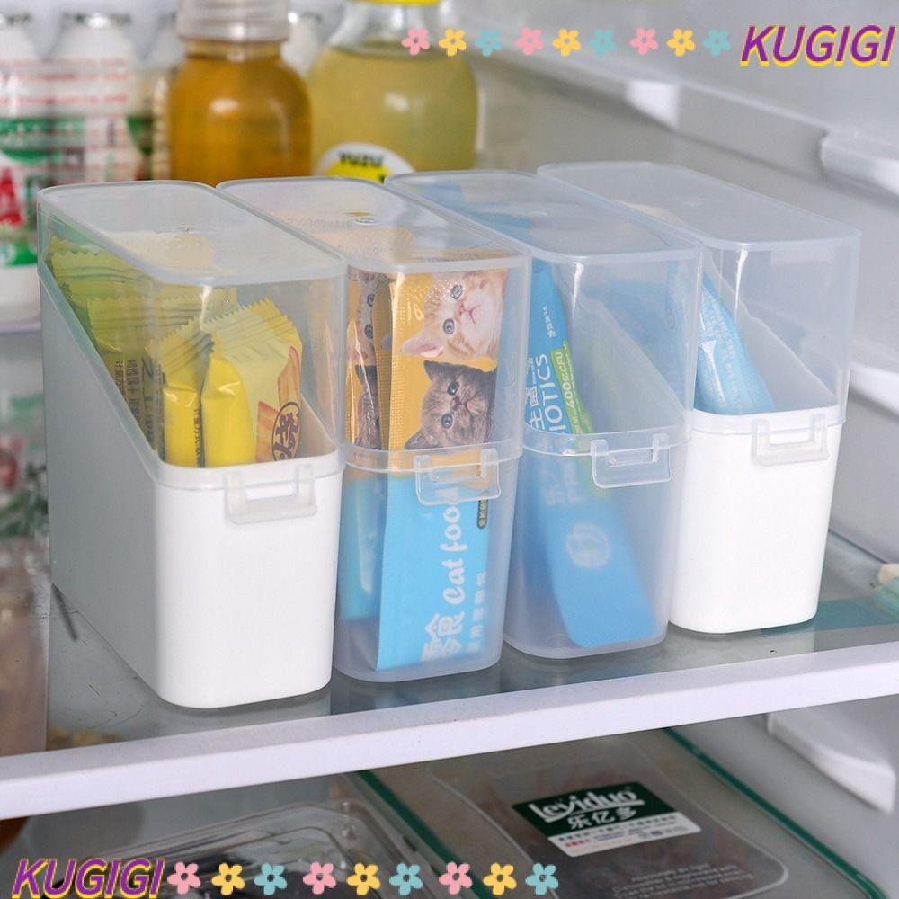 Kugigi ถุงใส่เครื่องเทศ ประหยัดพื้นที่ พร้อมฝาปิด กล่องเก็บอาหาร ความร้อน จัดเรียงซอส เครื่องปรุงรส ชา การจําแนกประเภทกล่อง