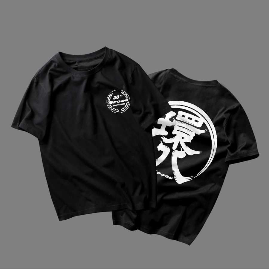 พร้อมส่ง เสื้อยืดแขนสั้น พิมพ์ลาย JDM Huanba SPOON Wangan Midnight Street สําหรับผู้ชาย และผู้หญิง
