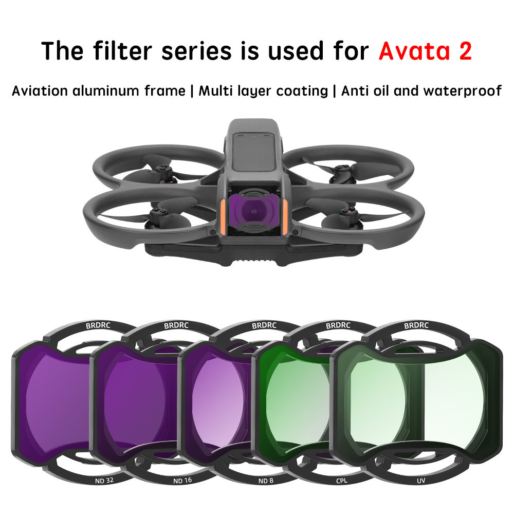 ฟิลเตอร์กรองแสง UV ND Dimmer CPL Polarizer อุปกรณ์เสริม สําหรับ DJI Avata 2