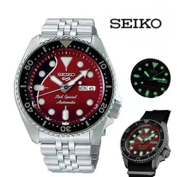 Seiko Dual Calendar นาฬิกาข้อมือควอตซ์แฟชั่น สายหนัง สําหรับบุรุษ SEO
