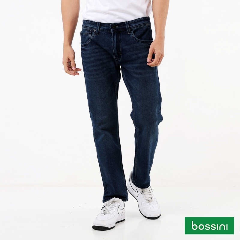 C  Bossini Denim Long Pants Tapered W/ Stretch BSB04-0108