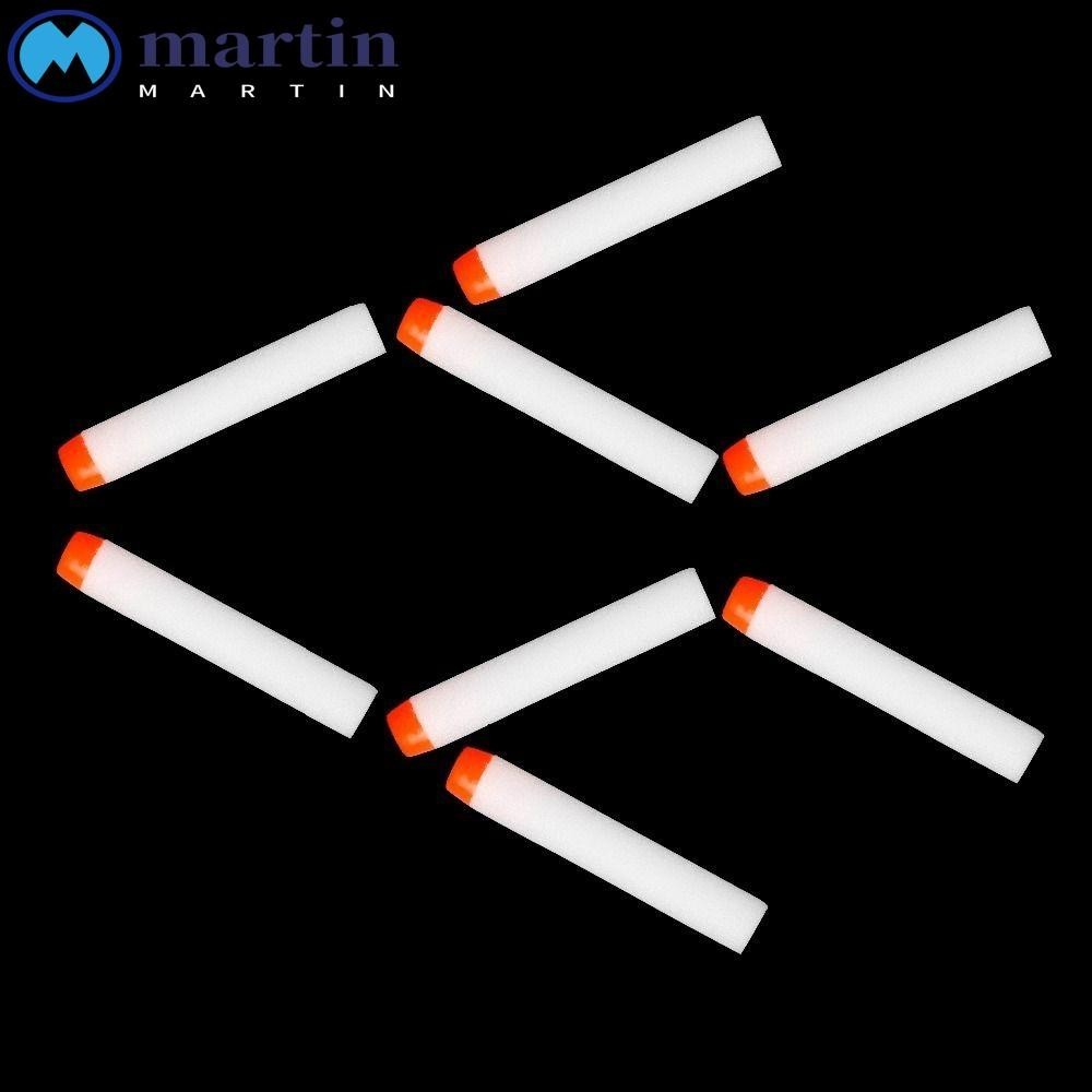 Martin 10PCS Glow at Dark Darts,EVA Nerf Series EVA Soft Darts, Blasters Refill คลิปลูกดอกเรืองแสงเรืองแสงที ่ Dark White Luminous Darts In The Dark