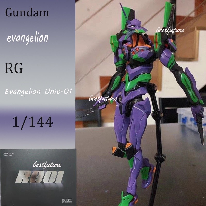 Rg Gundam EVANGELION Unit-01 ประกอบ Eva NEON GENESIS EVANGELION ชุดโมเดล Eva 01 Action Figure