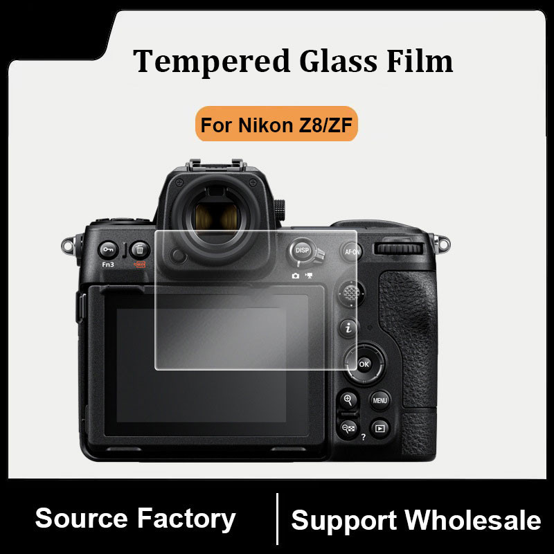 กล้องฟิล์มกระจกนิรภัยป้องกันหน้าจอสําหรับ Nikon Z8 ฟิล์มกระจกนิรภัยสําหรับ Nikon ZF