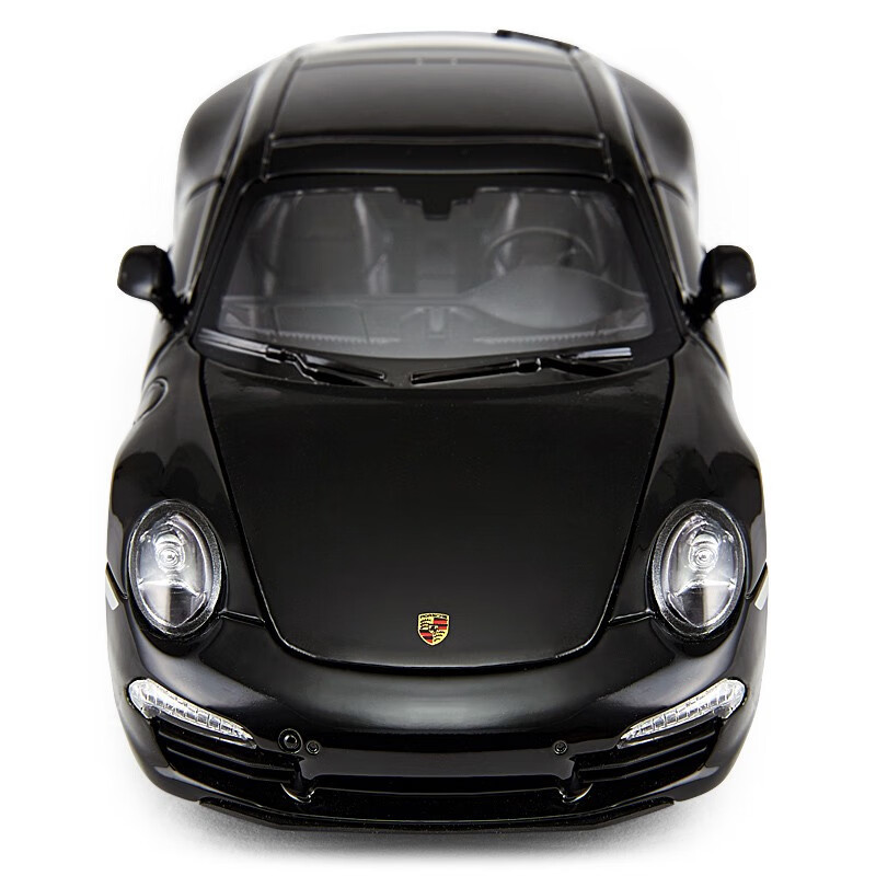 1: 24 Porsche 911 Carrera โลหะผสมรถสปอร์ตรุ่น Static เปิดประตูพวงมาลัย Linkage ของเล่นเลื่อน - รูปที่ 2