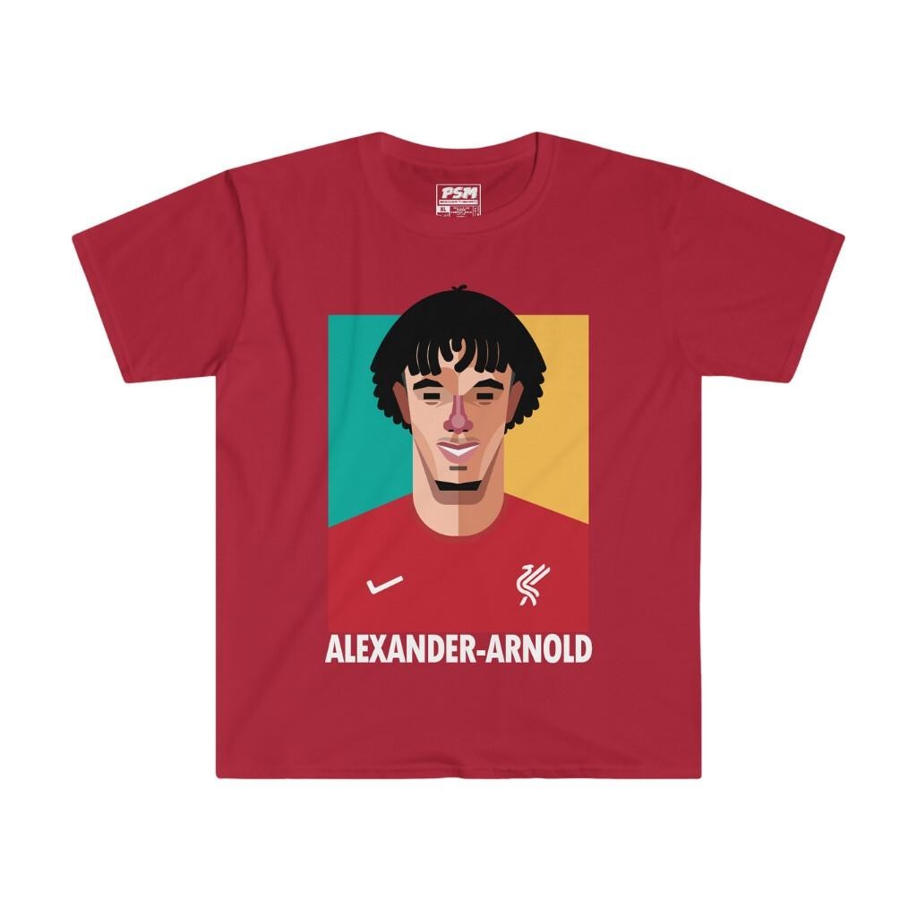 เสื้อยืดคอกลม เสื้อยืดลายนักฟุตบอล Trent Alexander-Arnold มี 5สี S-5XL