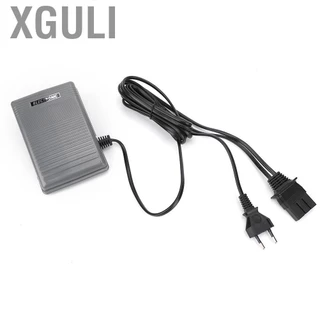 Xguli เหยียบควบคุมเท้าสำหรับจักรเย็บผ้า Brother 220-240V พร้อมสายไฟและอะแดปเตอร์