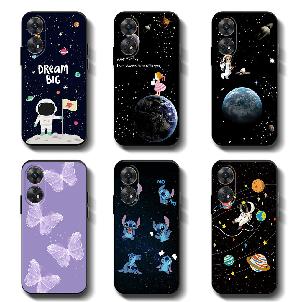 สีดํานุ ่ มสําหรับ OPPO Reno 8T 4G reno8t 5g Anticrack Casing คุณภาพสูง TPU ฝาครอบป ้ องกันซิลิโคนยางโทรศัพท ์ กรณี