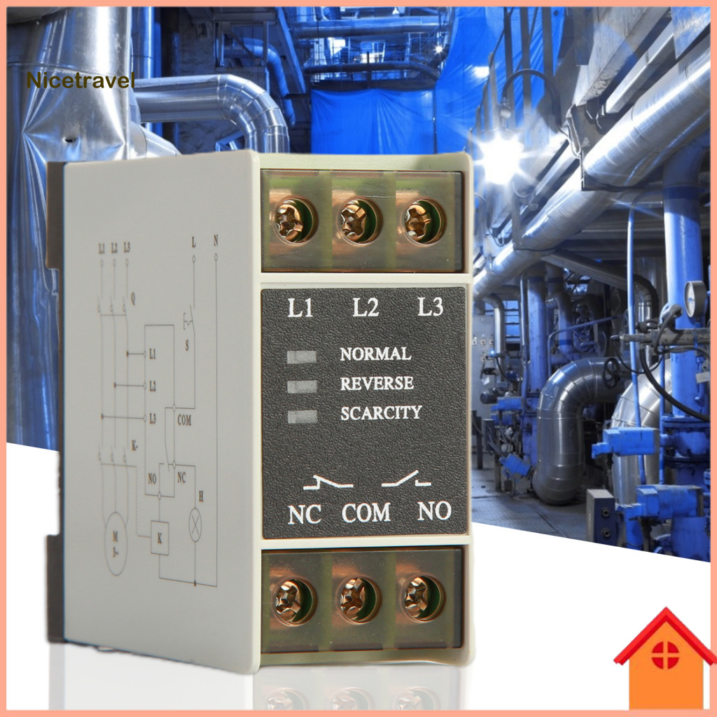 [Ni ] Tg30s Phase Sequence Protector 220-440V AC 3 Phase Mini Protective Relay สําหรับอุตสาหกรรม