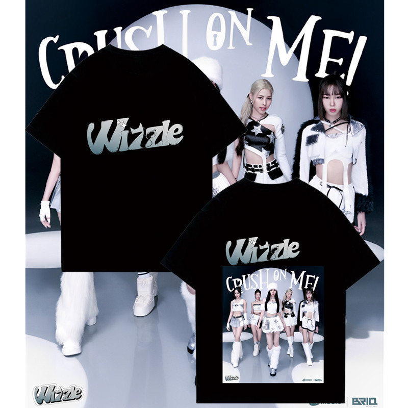 【hot t-shirts】❤Wizzle (วิซเซิล)"Crush on Me!"Tshirt เสื้อยืดแฟชั่นสำหรับผู้ชายและผู้หญิง S-5XL  XN00