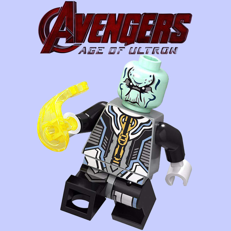 ใช ้ งานร ่ วมกับ Lego Superheroes Avengers 3 76108 sh508 Ebony Throat Minifigure Building Block ของเล ่ น