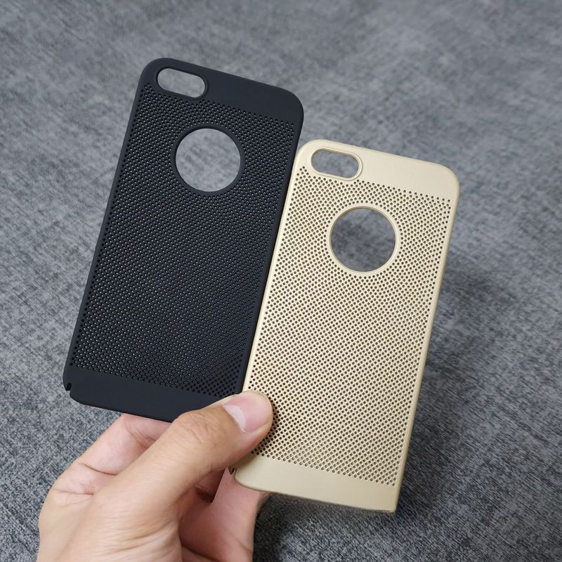 การกระจายความร้อนกรณีโทรศัพท์แข็งสําหรับ ไอโฟน Iphone 5 5S 5ส กับ se 2016อัลตร้าบางป้องกันลายนิ้วมือปกหลังโทรศัพท์