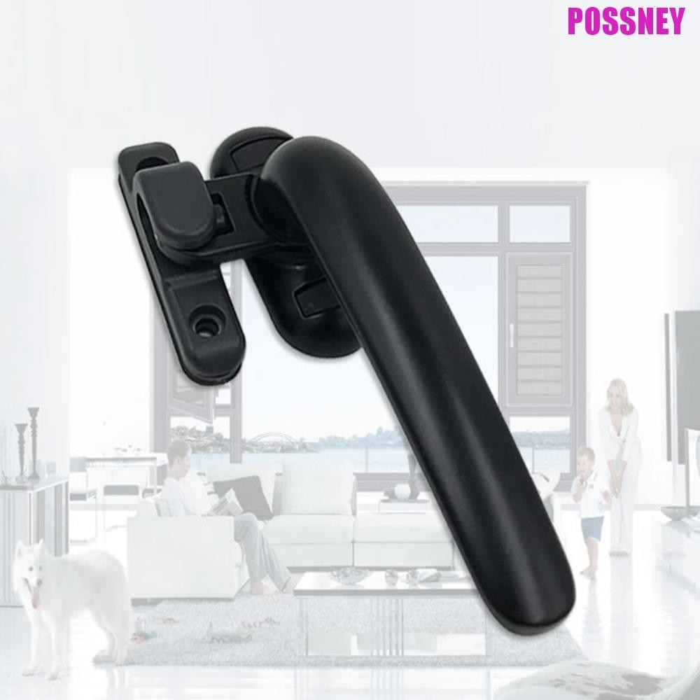 Possney มือจับหน้าต่างซ้าย/ขวาเสริม Thicken พร้อมตัวล็อคสําหรับ Home Universal Aluminium Alloy Lock Casement