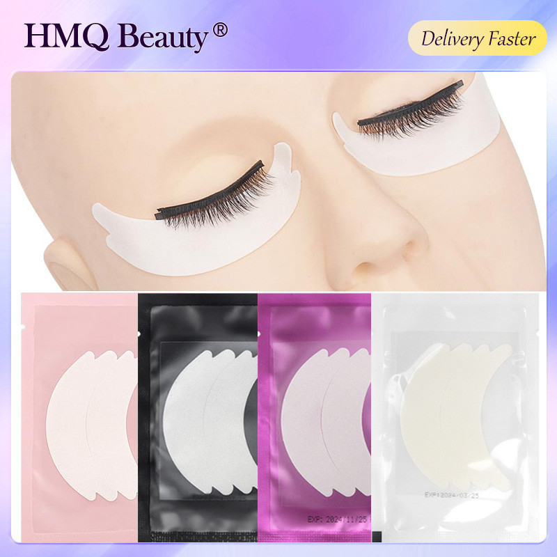 โฟม Eye Pads สําหรับ Lash Extensions Lint ฟรี Hypoallergenic Sticky Lash Pads ภายใต ้ Eye Pads สําหรับ Lash Extensions