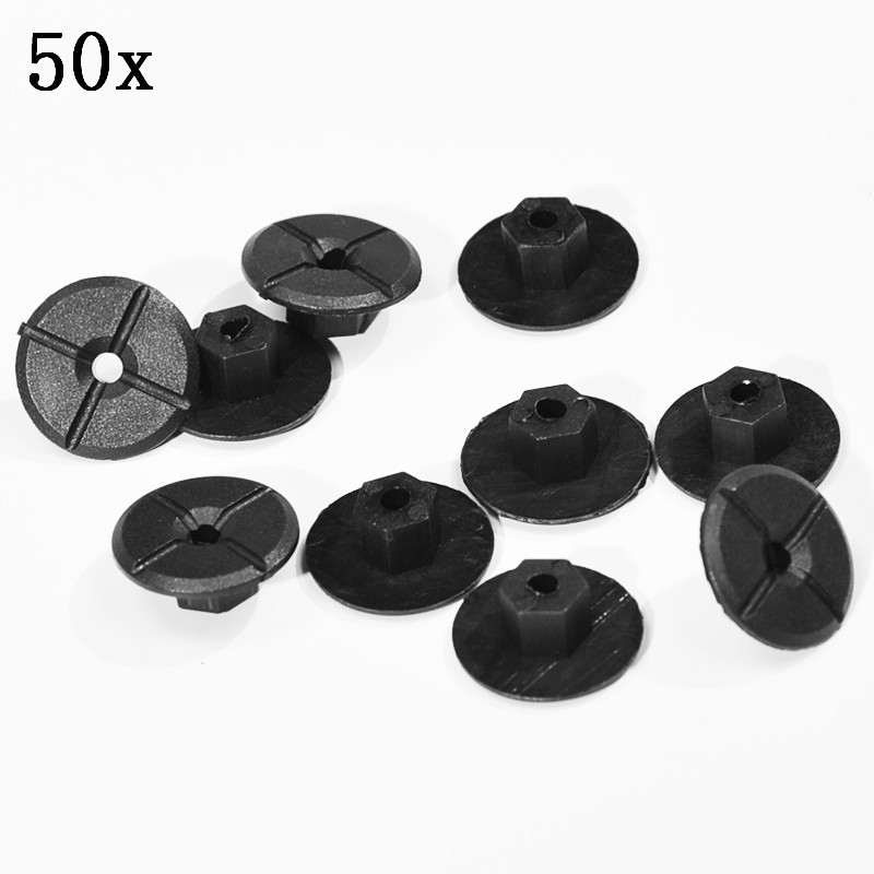 10/50pcs 4mm รถ Fender Flares Mud Flaps Splash Guard ล ้ อ Arch กันชนแผง Fastener คลิป Universal สําหรับ Mercedes Benz