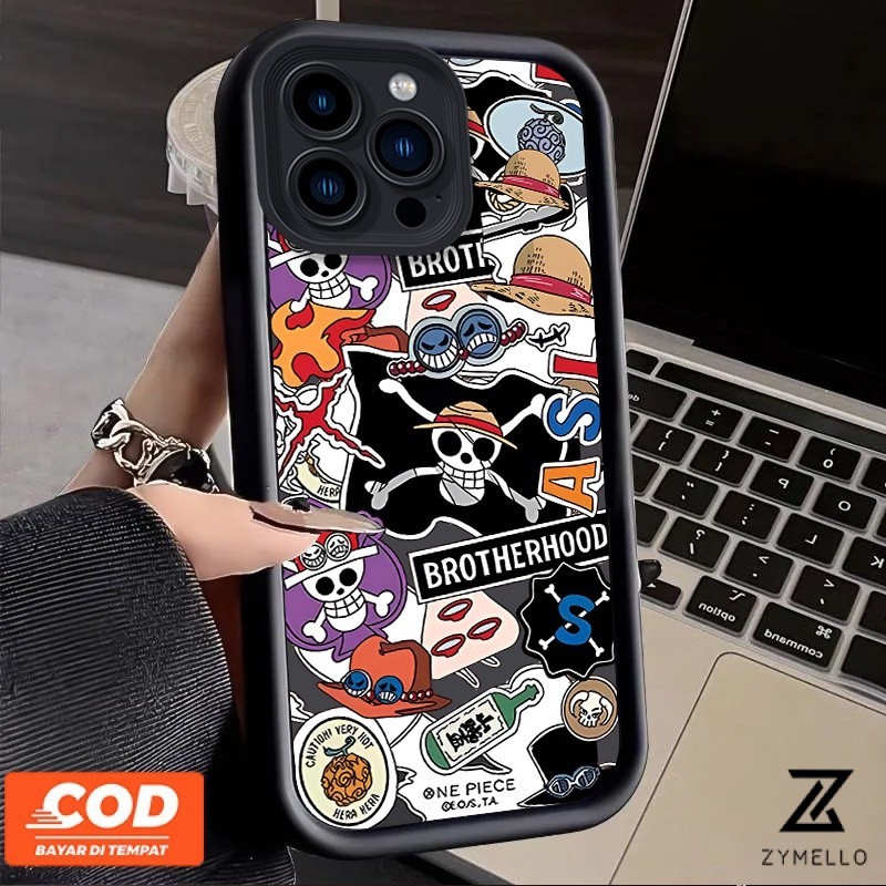 เคสโทรศัพท ์ OPPO A79 A38 A18 A17 A57 2022 4G A78 A58 A7 A5S A12 One PieceอะนิเมะกันกระแทกTPUซิลิโคนเคสโทรศัพท ์