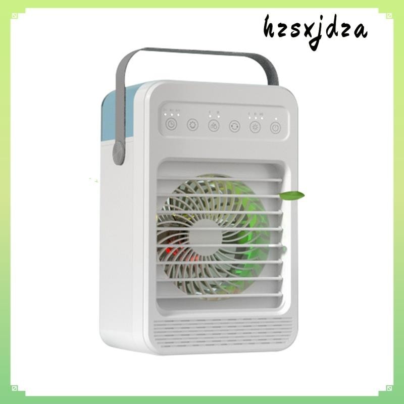 Evaporative Air Cooler Humidifier 7 สี Light พัดลมเครื ่ องปรับอากาศส ่ วนบุคคลสําหรับห ้ องสํานักงานติดตั ้ งง ่ าย