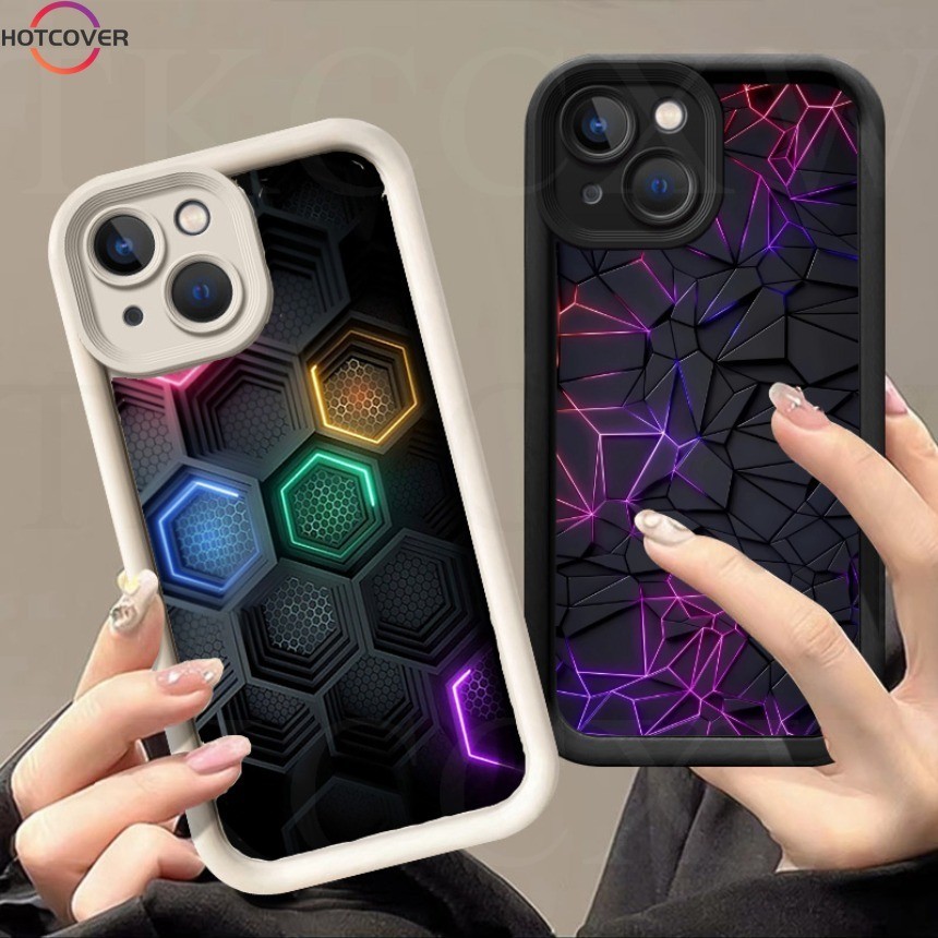 สําหรับ Honor 90 Lite 70 50 Pro X7 X9 Pro Magic 6 4 5 Pro ปลอก Creative Montage รังผึ้ง Angel Eyes เคสโทรศัพท์นุ่มฝาครอบป้องกัน