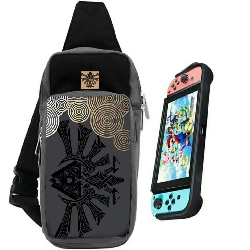 คลังสินค ้ าพร ้ อม Nintendo switch oled Zelda Kingdom Tears Limited Edition Messenger Bag Shoulder Bag Game Console 7XQZ