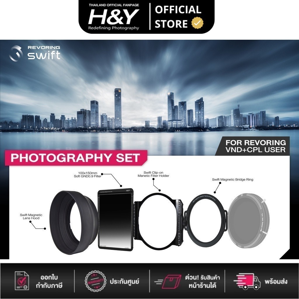 H&Y Swift Photography for RevoRing VND+CPL Set Filter